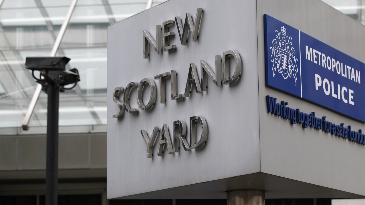 A view of New Scotland Yard, the Metropolitan Police headquarters in London