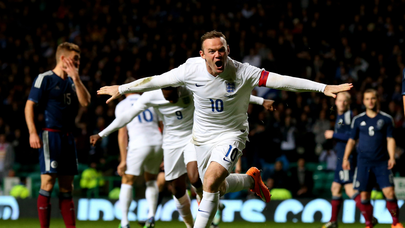 Wayne Rooney scored 53 goals in 119 England matches