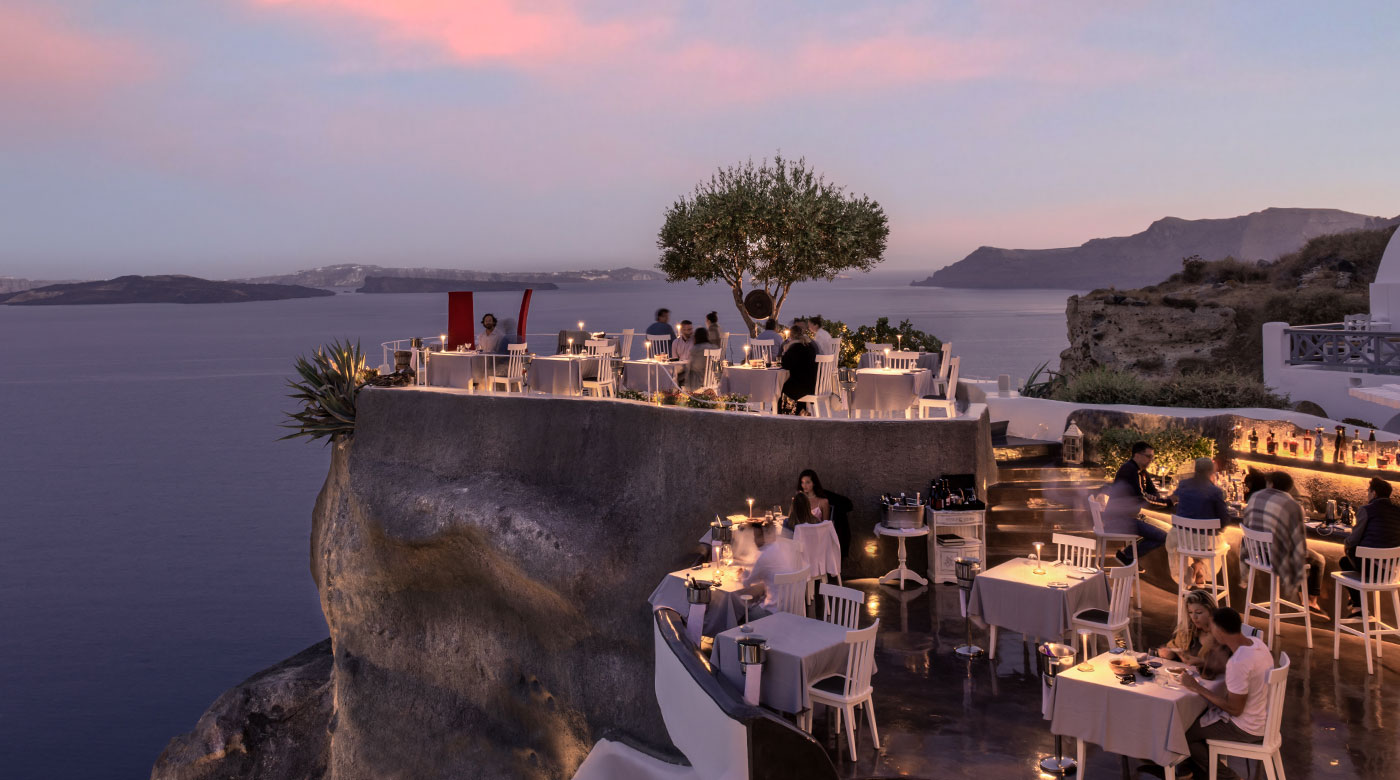 Lycabettus restaurant Santorini