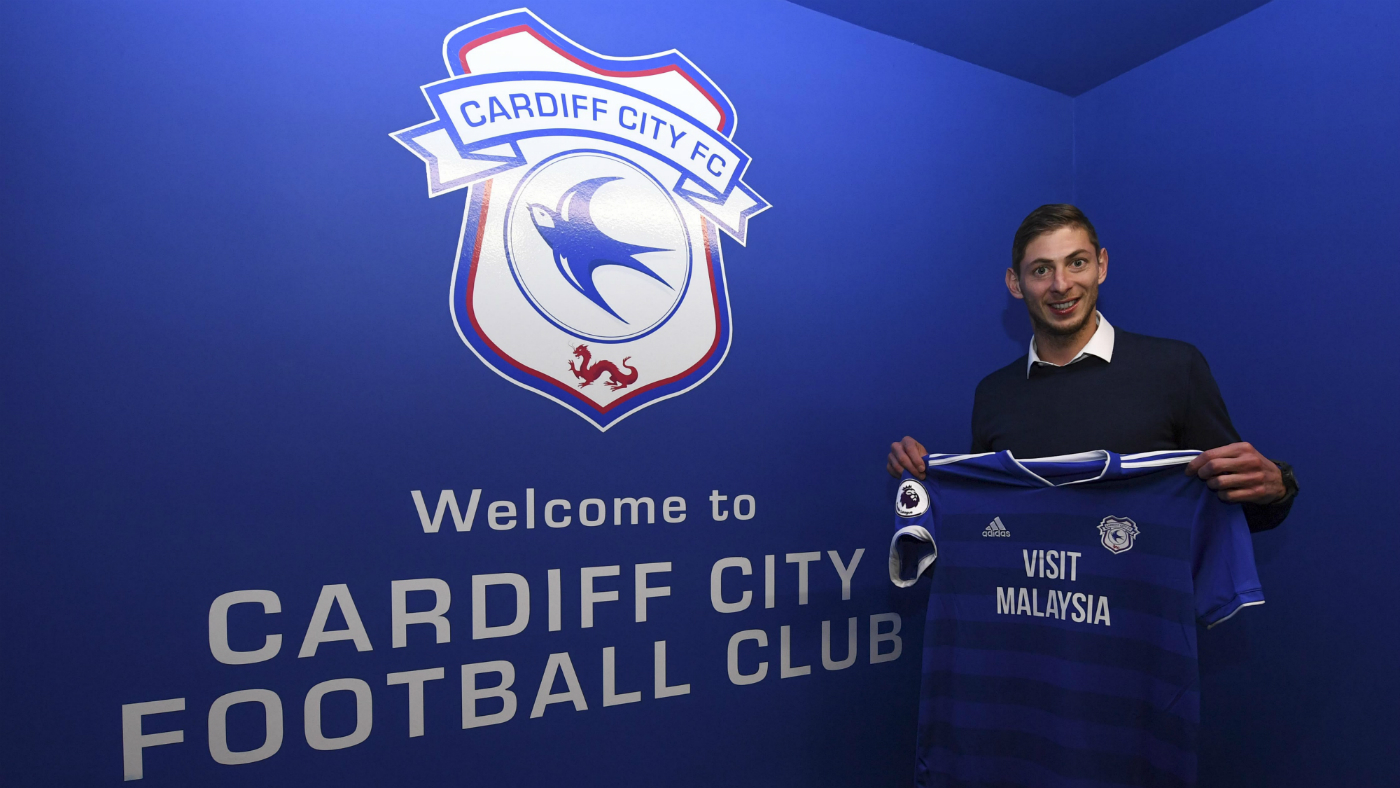 Argentinian striker Emiliano Sala joined Cardiff City for a club-record fee of £15m