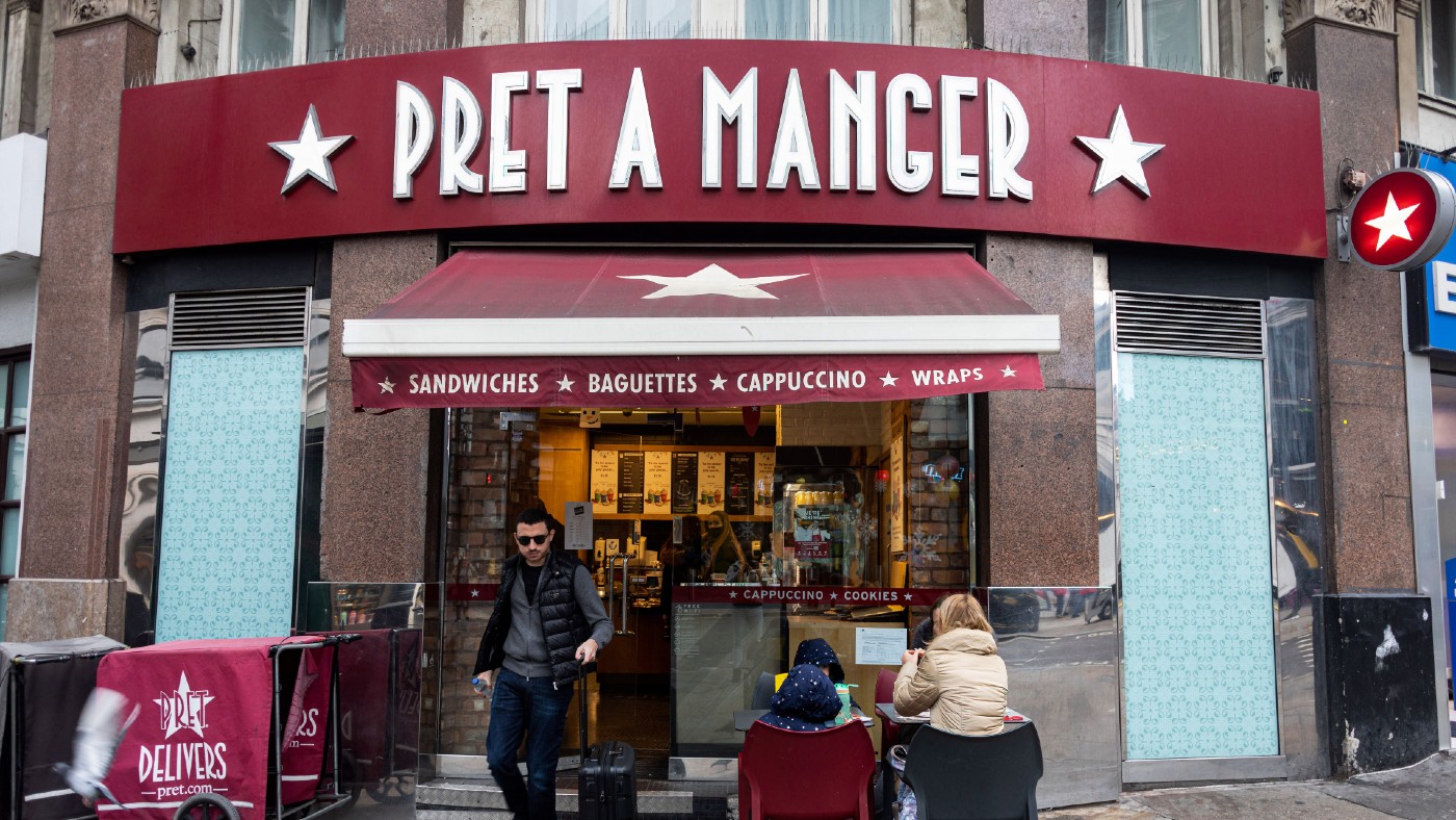 Pret in Leicester Square, London