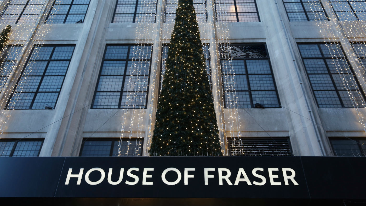 House of Fraser on Oxford Street last Christmas