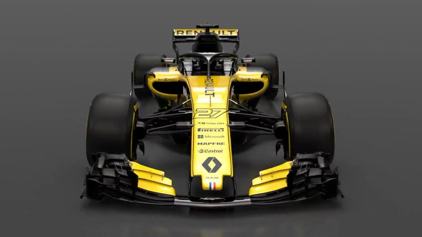Renault Sport RS18 F1 2018 car launch