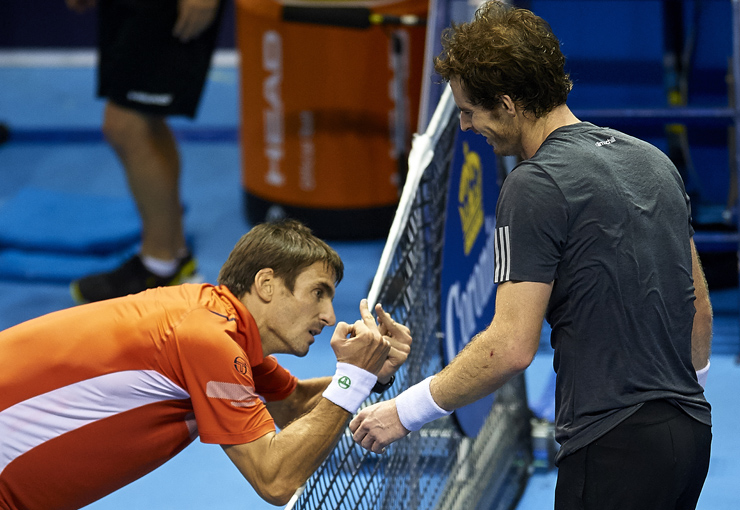 Tommy Robredo defeated by Andy Murray at the Valencia Open