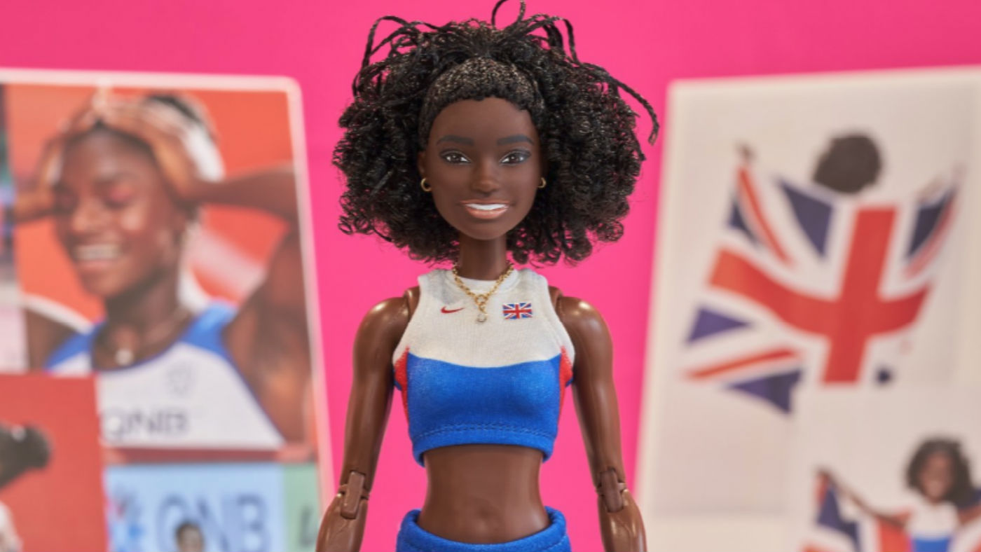 Barbie have made a one-of-a-kind doll of Team GB athlete Dina Asher-Smith 