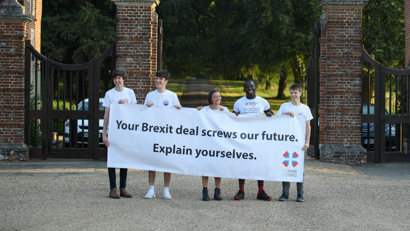 Our Future Our Choice, Youth, Young People, Millennials, Brexit, Chequers