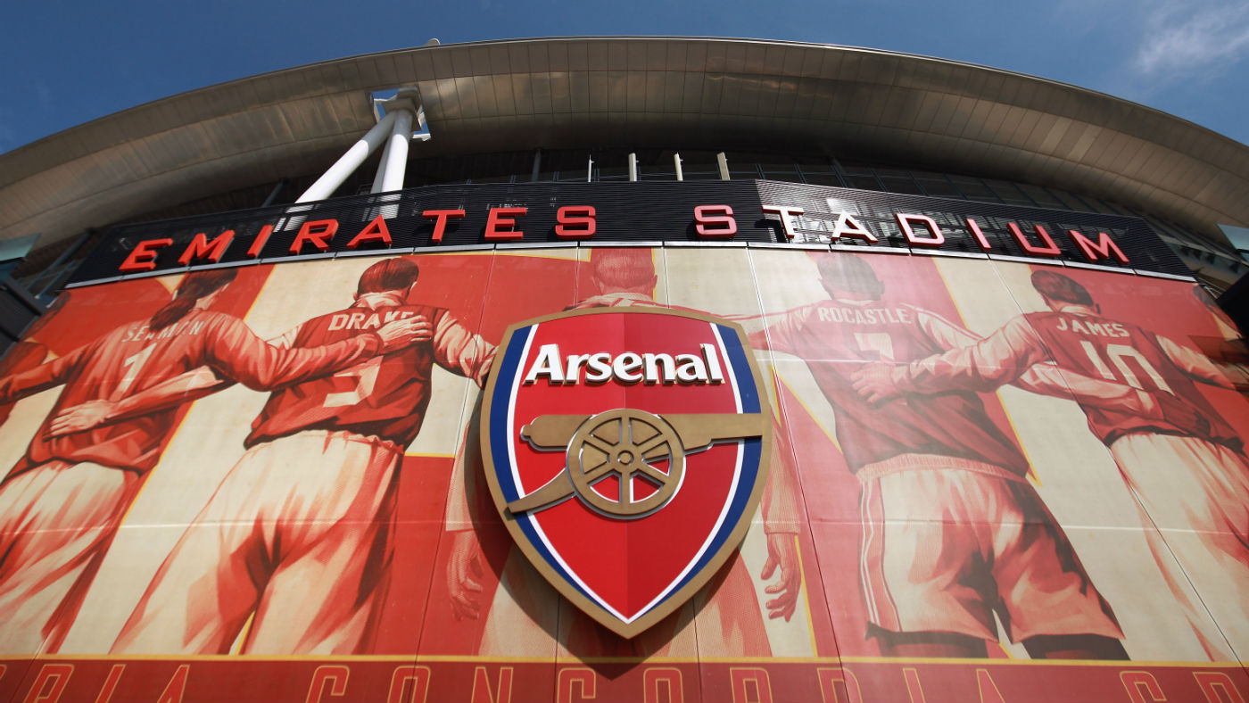 Arsenal play their home matches at the Emirates Stadium 
