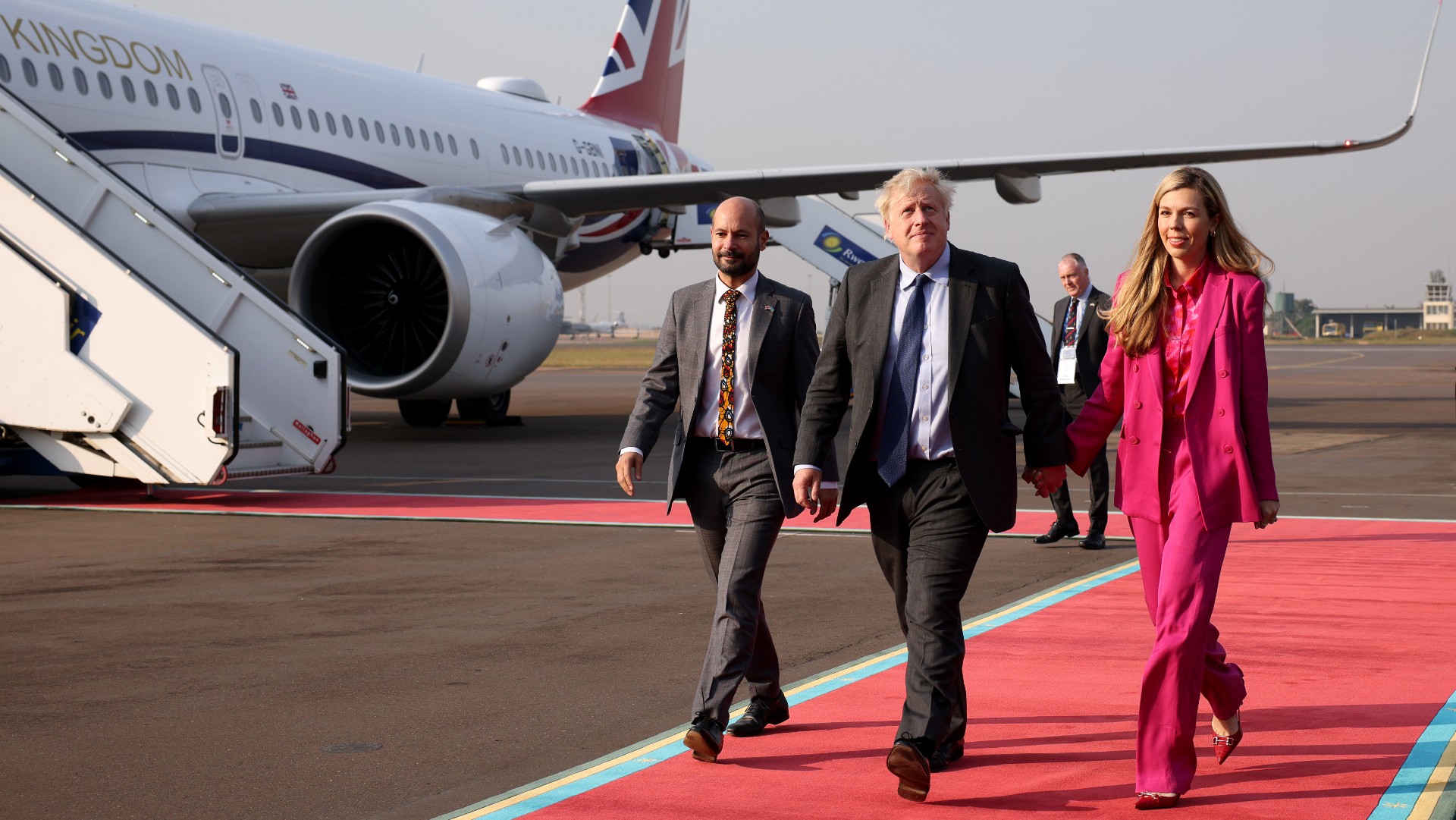 The Johnsons arrive in Rwanda 