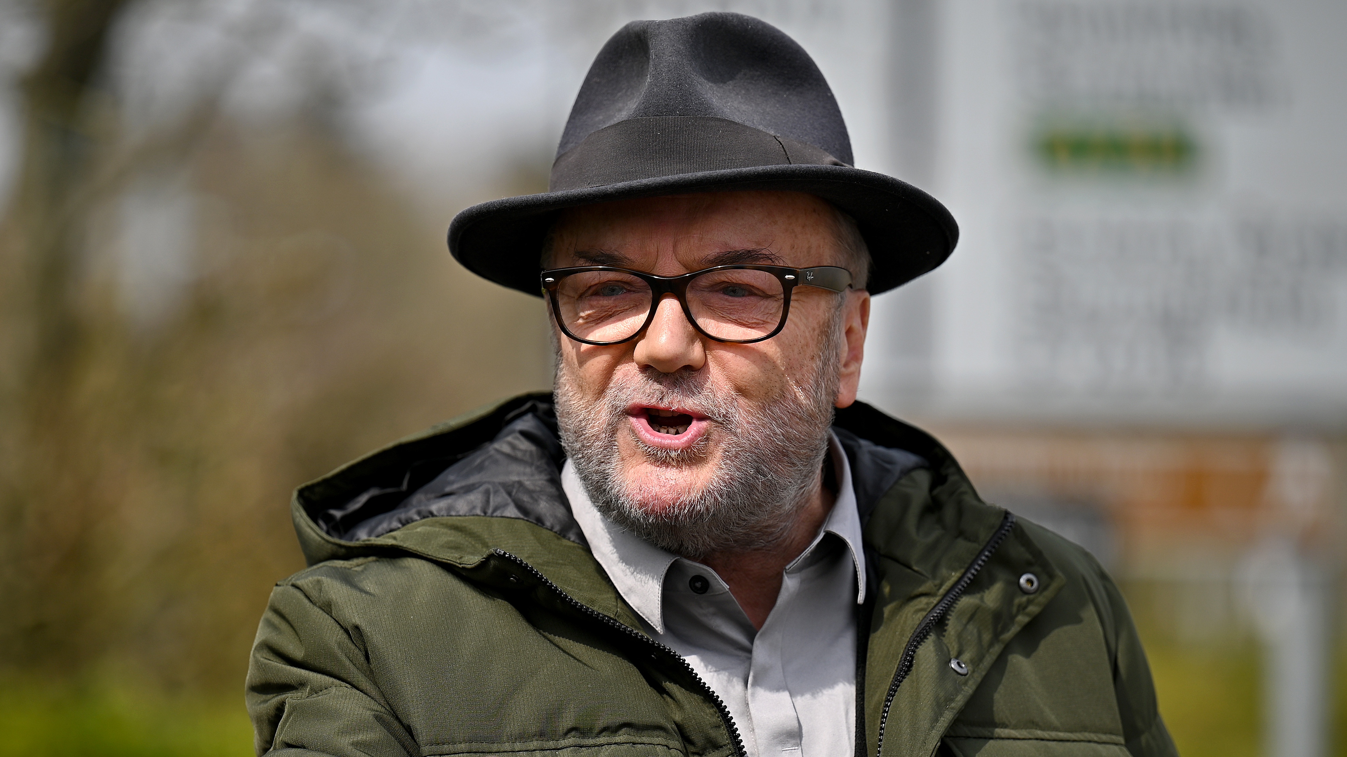 George Galloway on the campaign trail