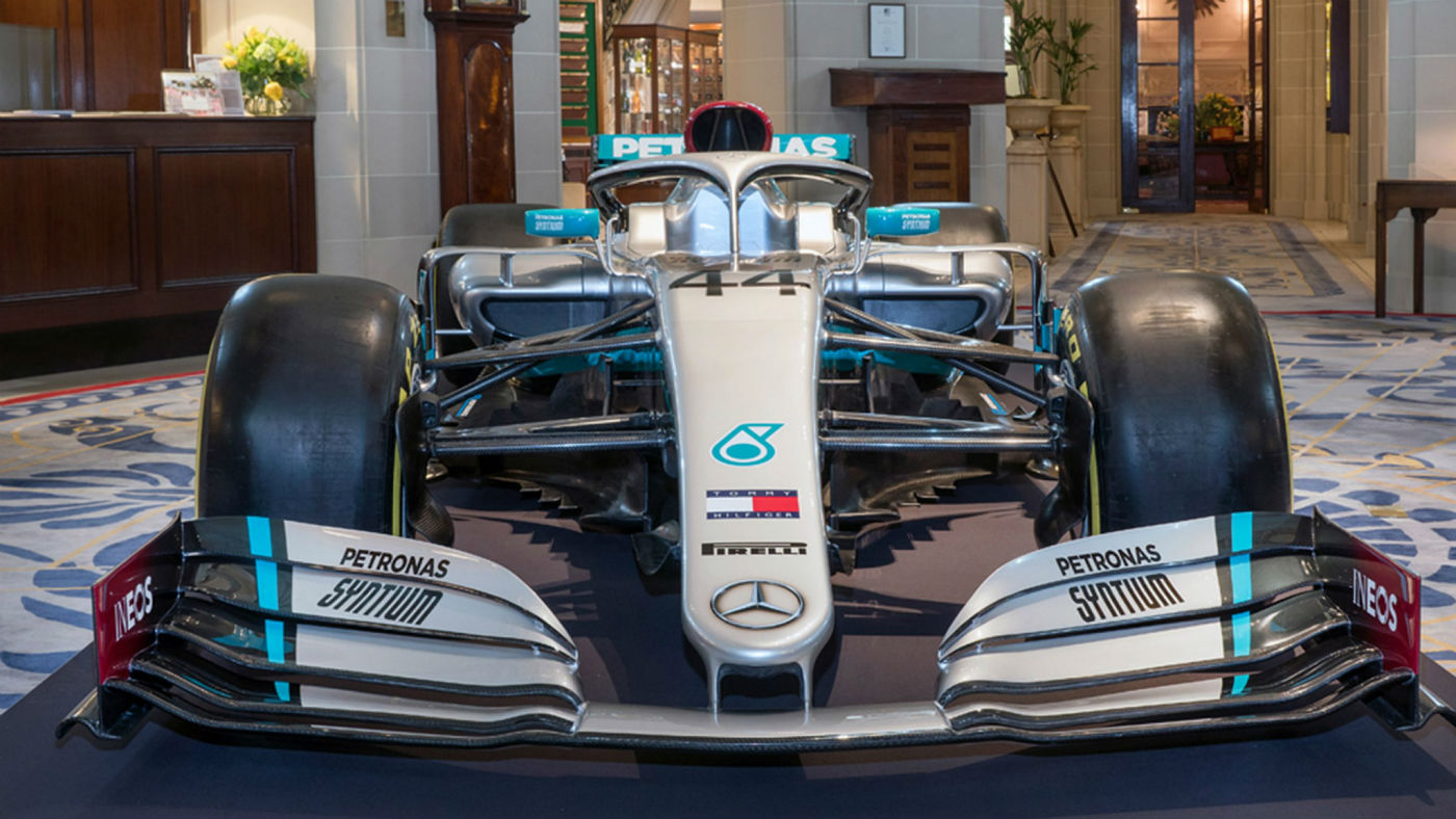 Mercedes W11 livery F1 2020 car