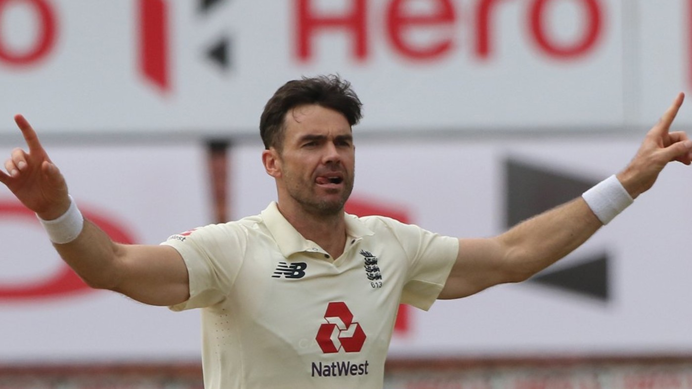 England bowler James Anderson (England Cricket/Twitter)