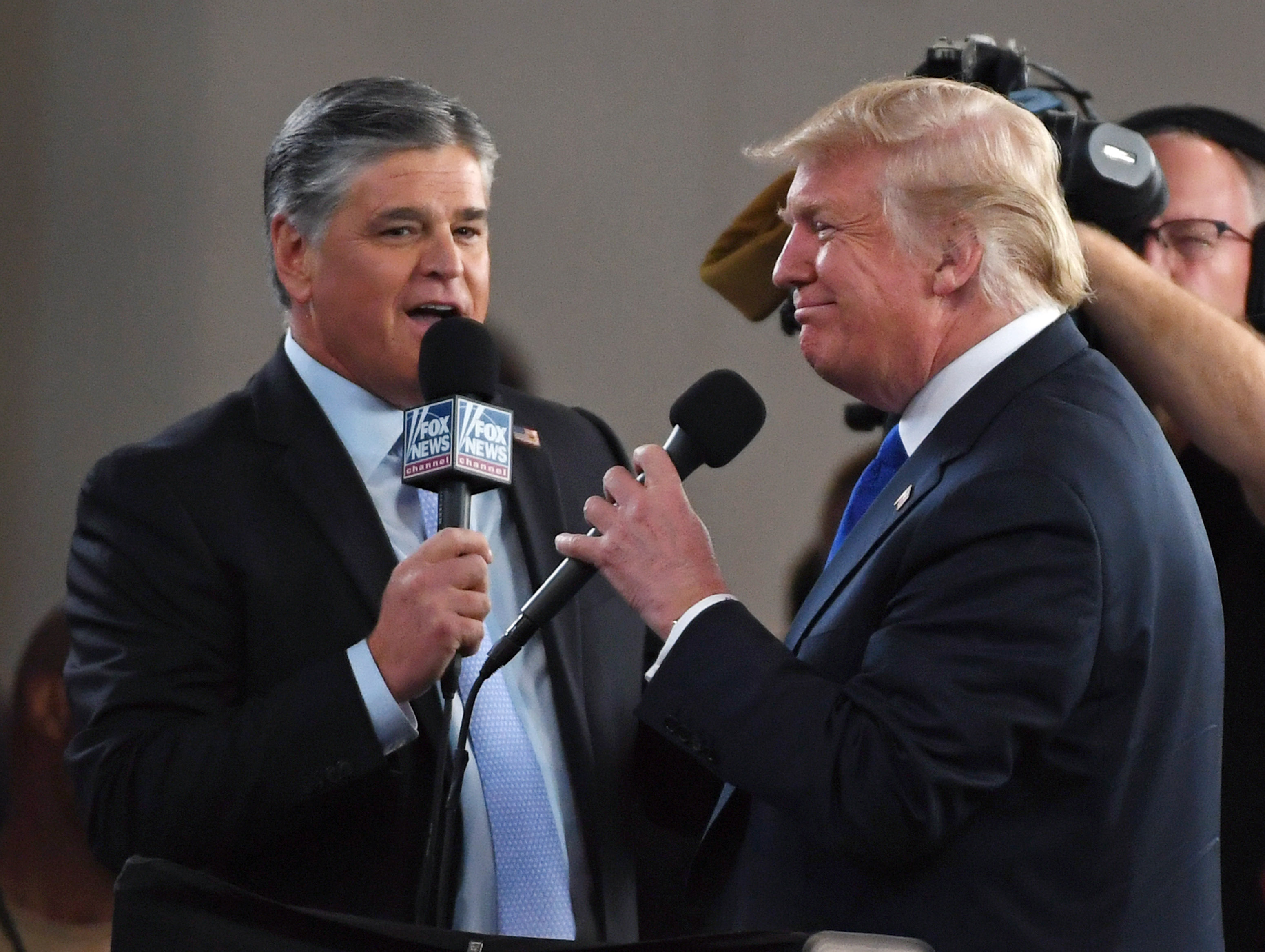Sean Hannity with Donald Trump