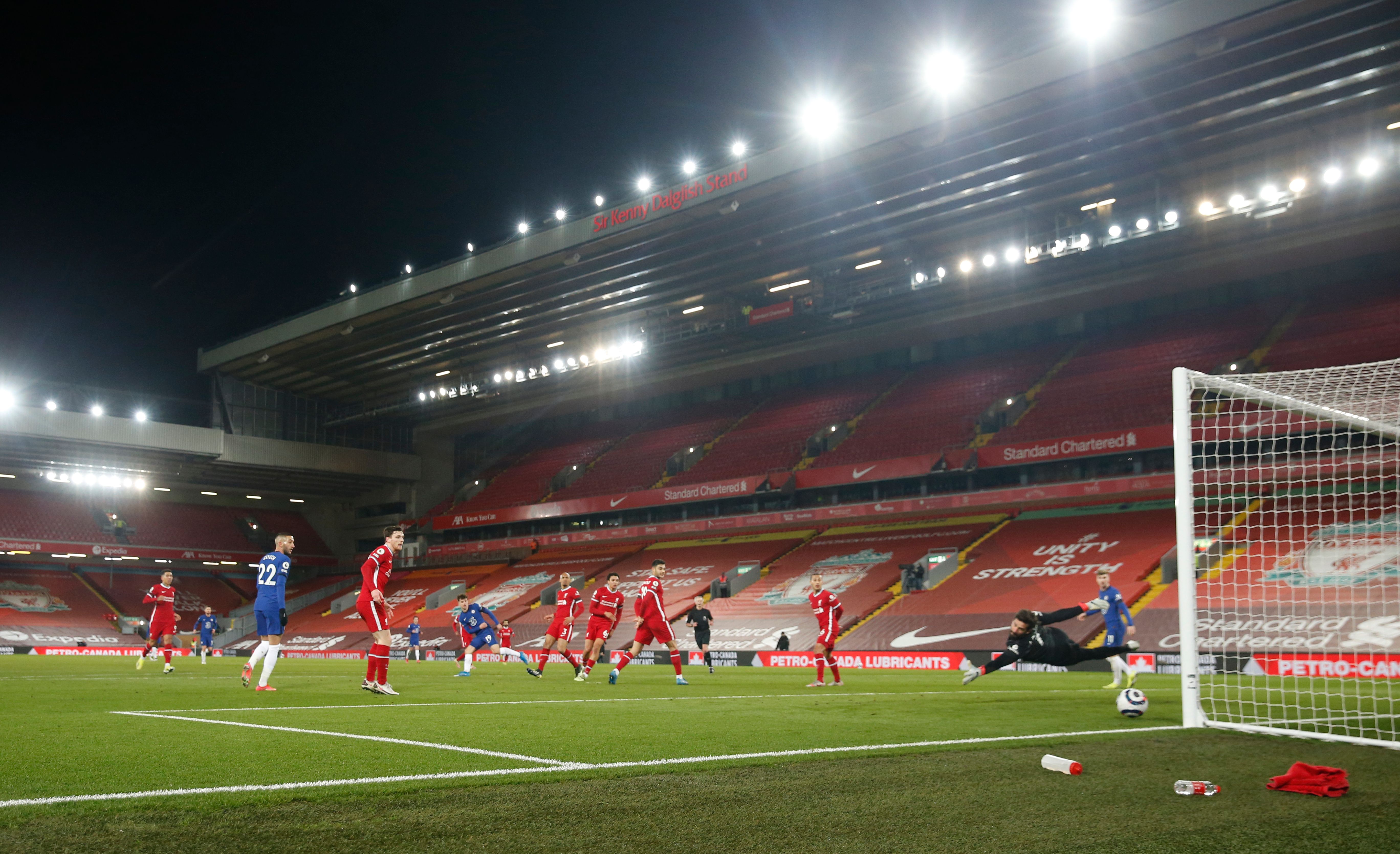 Mason Mount scored Chelsea’s winner against Liverpool at Anfield (Phil Noble/Pool/AFP via Getty Images)