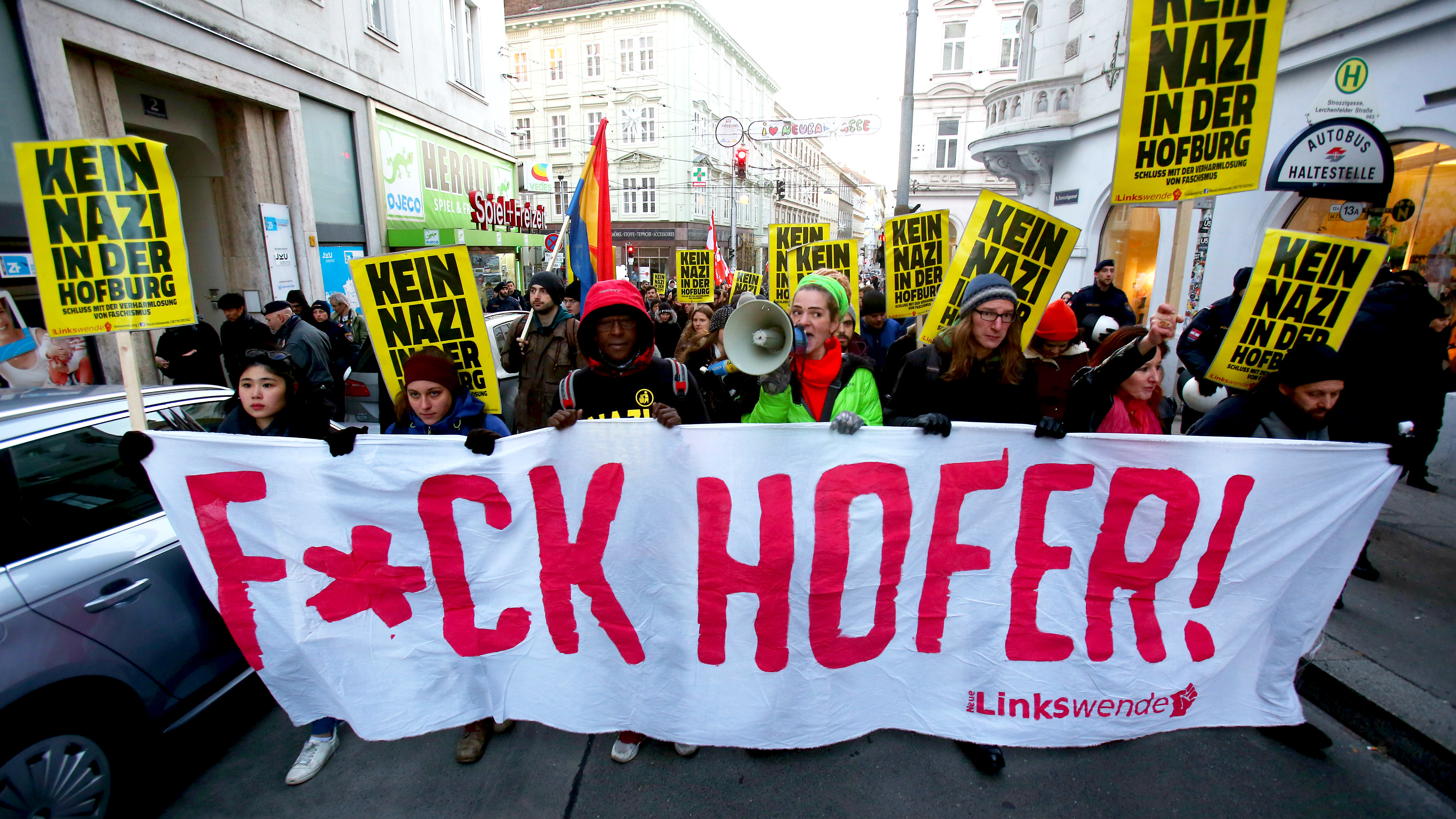 Norbert Hoffer Protest 