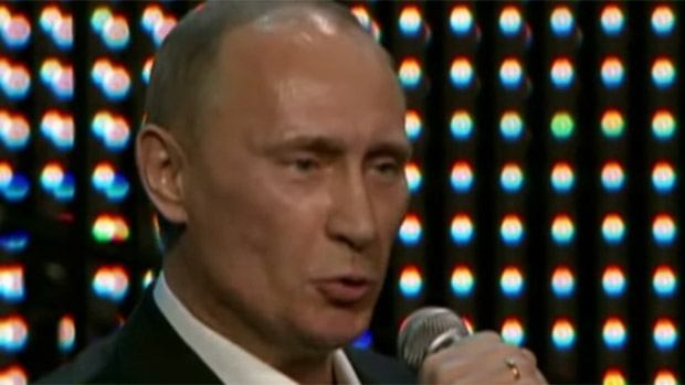 President Putin Singing 