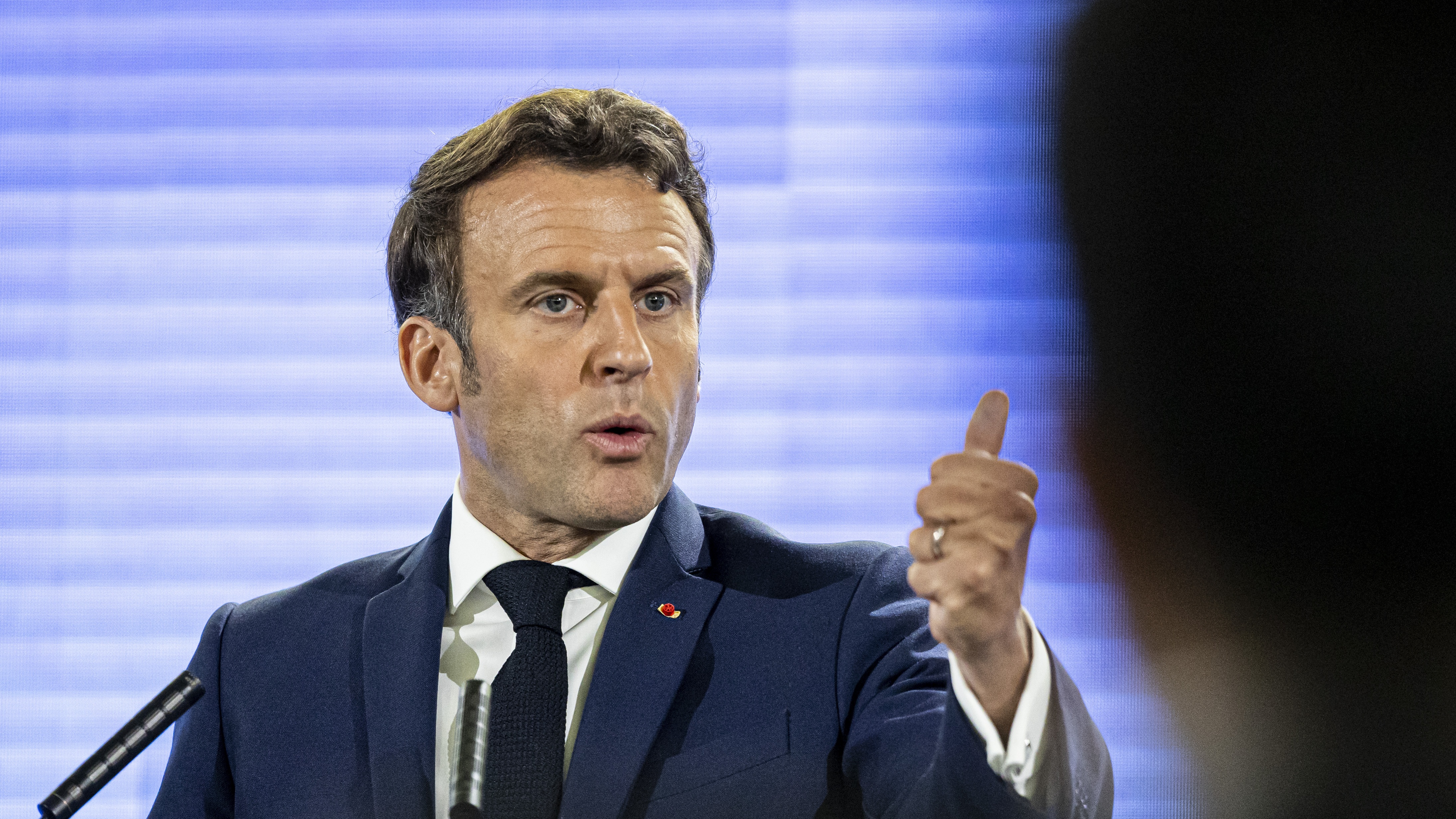 Emmanuel Macron outlines his vision for a new European organisation during a speech in Strasbourg