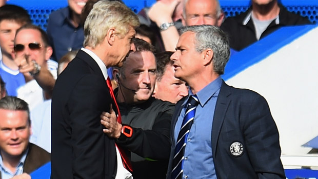 Arsene Wenger and Jose Mourinho are kept apart