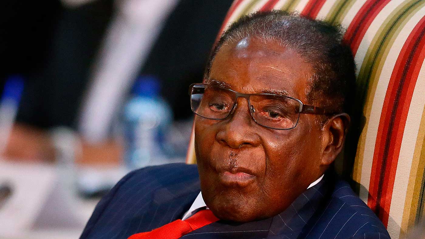 Robert Mugabe has removed vice president Emmerson Mnangagwa from office