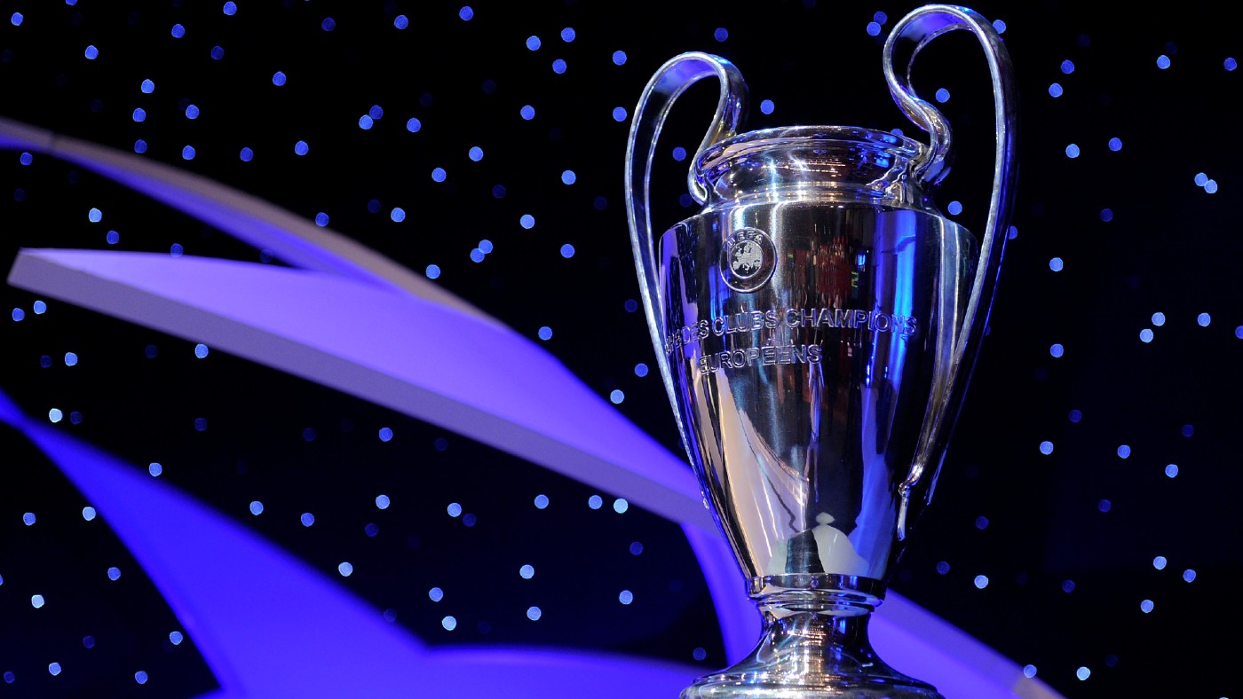The Uefa Champions League trophy   