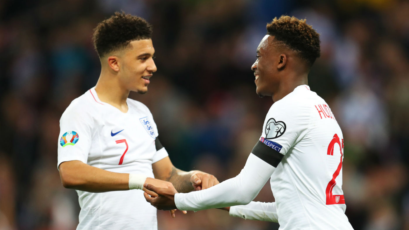 Jadon Sancho and Callum Hudson-Odoi starred for England in the Euro 2020 qualifiers in March