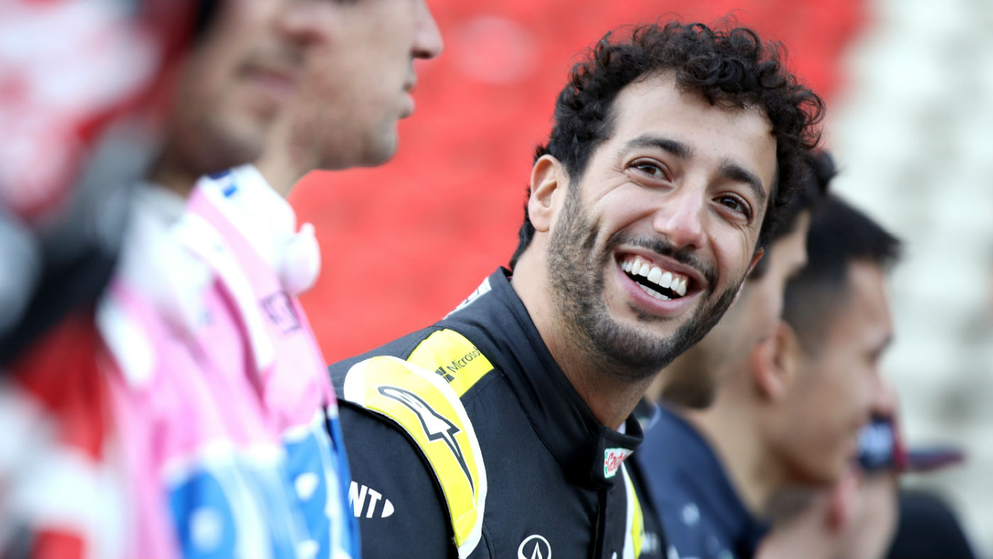 Renault’s Australian driver Daniel Ricciardo 
