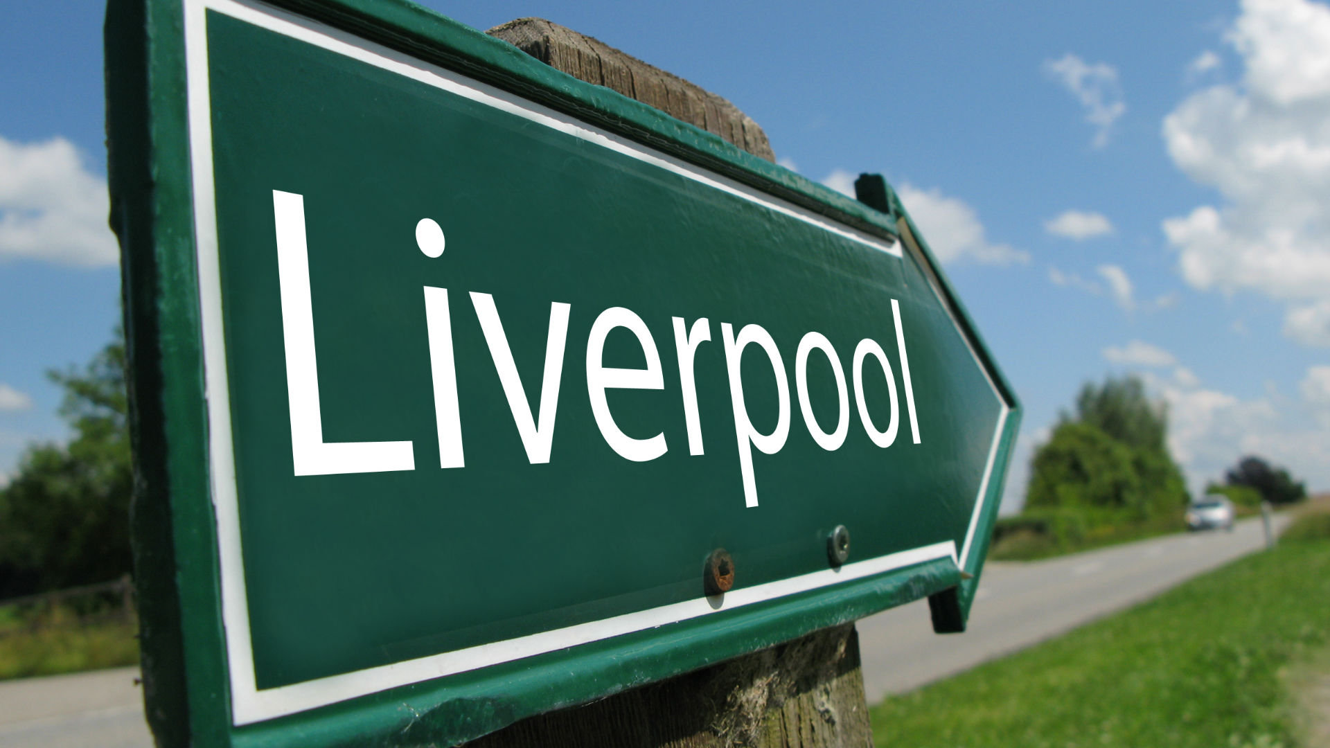 A Liverpool road sign