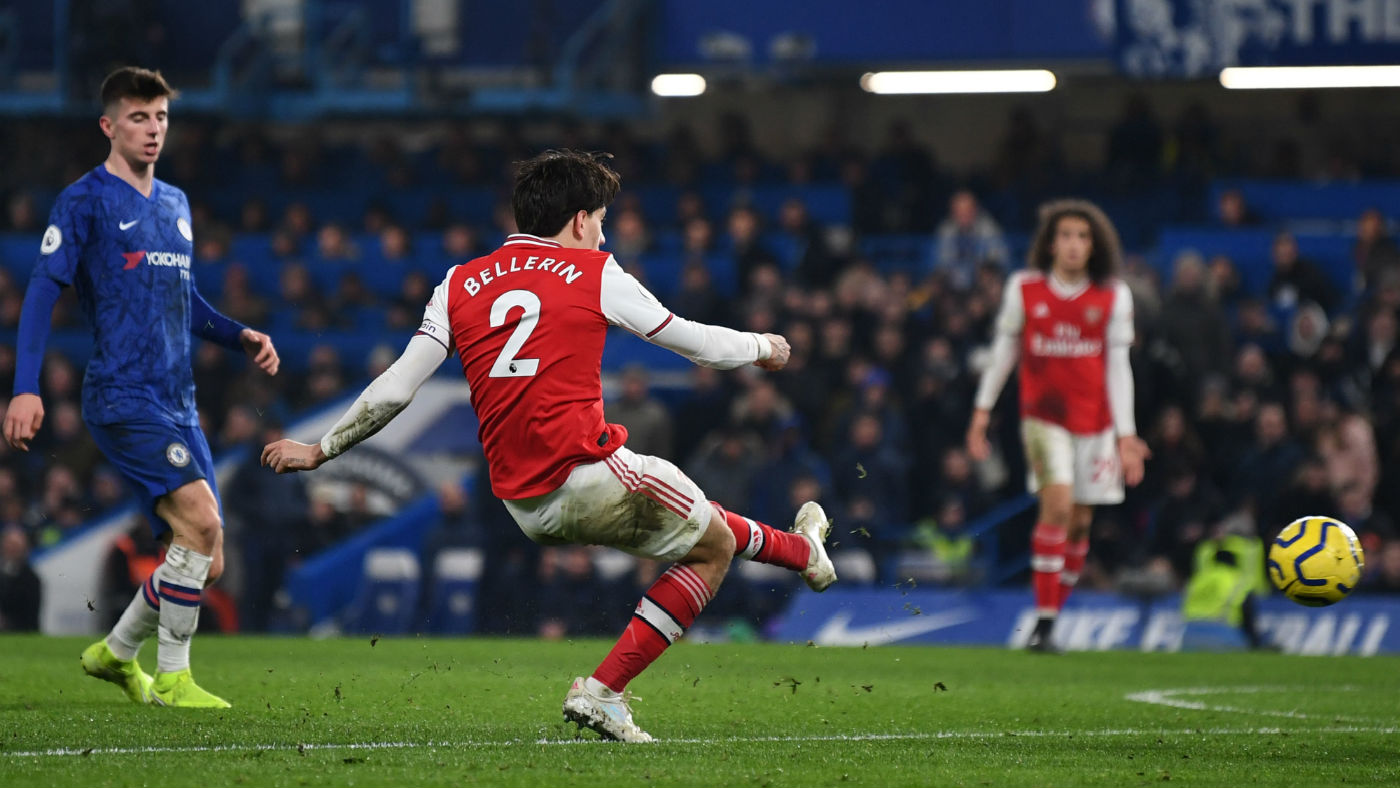 Arsenal captain Hector Bellerin scored a late equaliser against Chelsea at Stamford Bridge