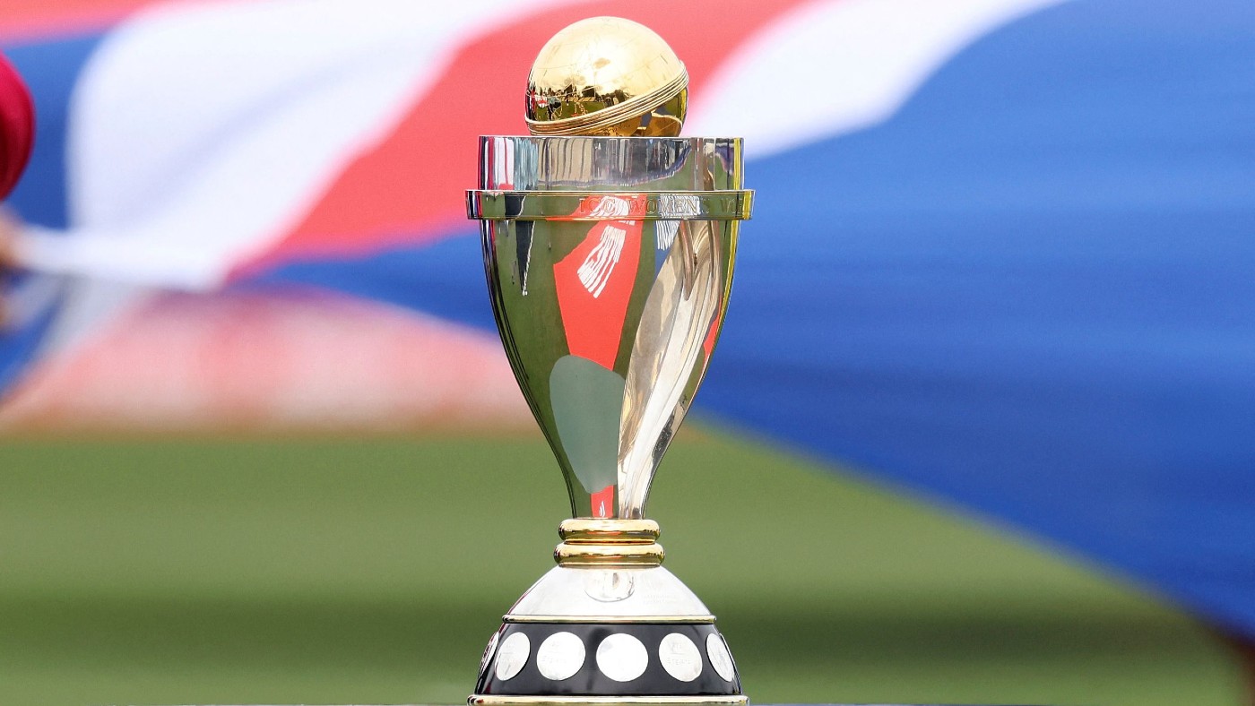 The ICC Women’s Cricket World Cup trophy