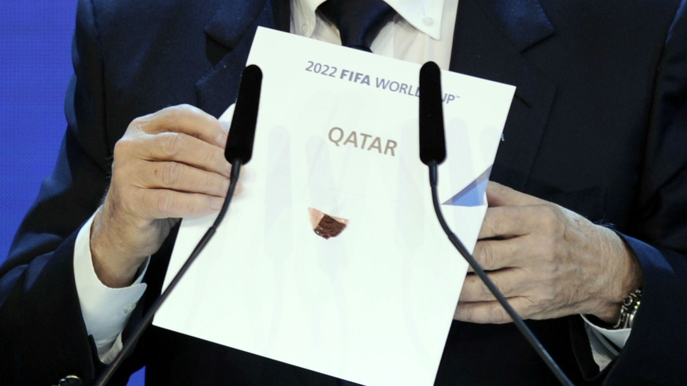 Former Fifa president Sepp Blatter reveals the winner of the 2022 World Cup bid back in 2010