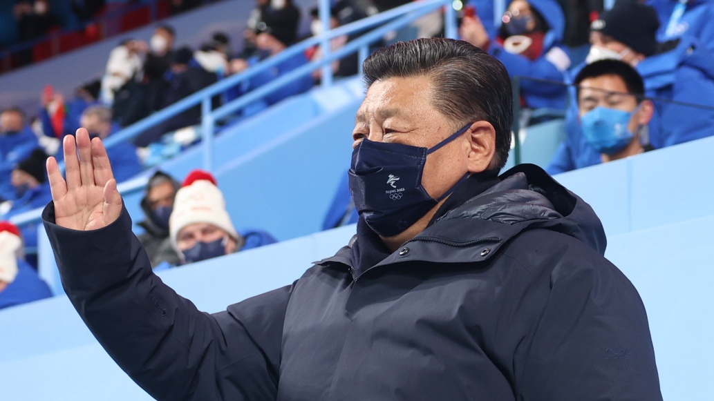 Xi Jinping attends the opening ceremony of the Winter Olympic Games in Beijing