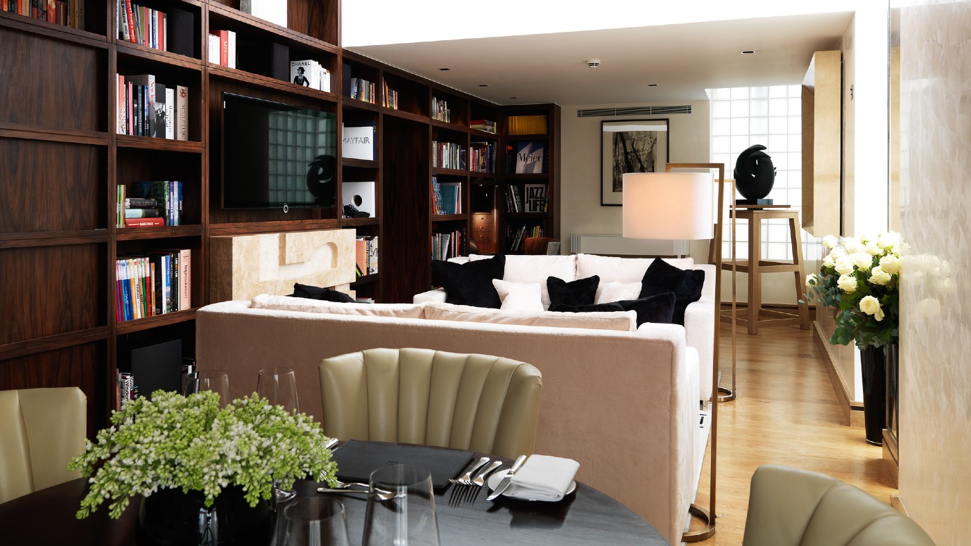 The Library Suite at the Connaught Hotel in London