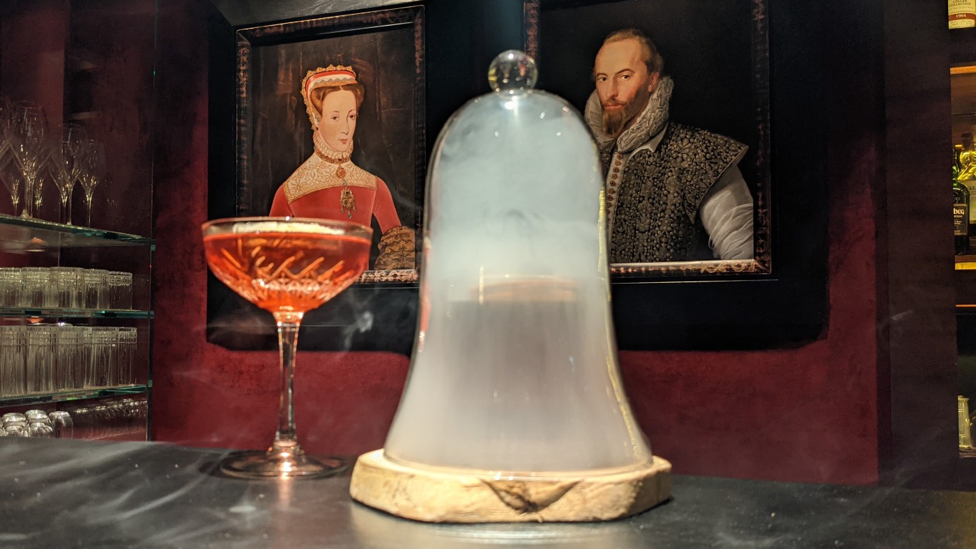 The Smoke Signal negroni is a real show-stopper