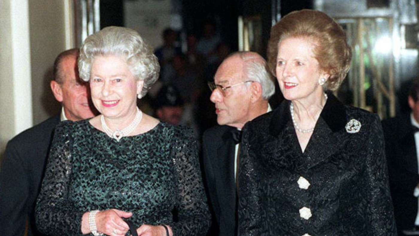 Queen and Margaret Thatcher in 1995