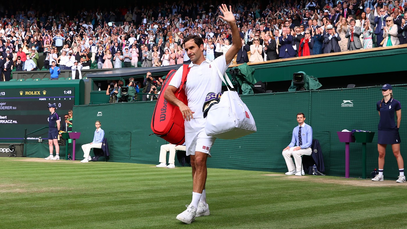 Roger Federer is an eight-time Wimbledon champion