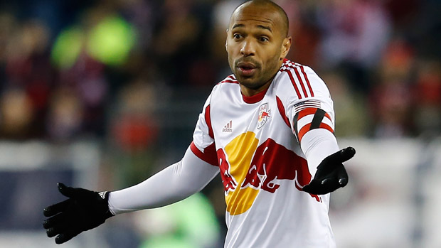 Thierry Henry playing for New York Red Bulls 