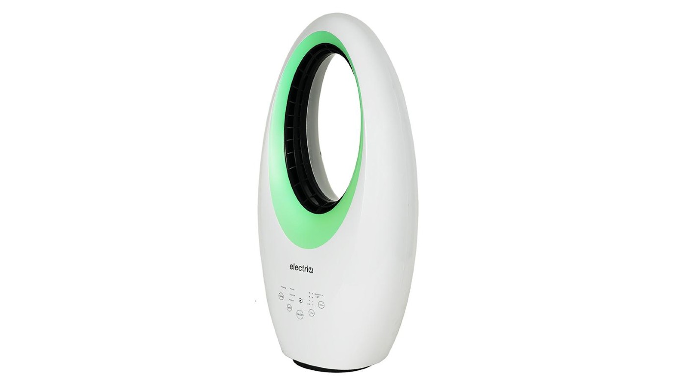 electriQ 24-inch Quiet Tower Fan with Mood Light 