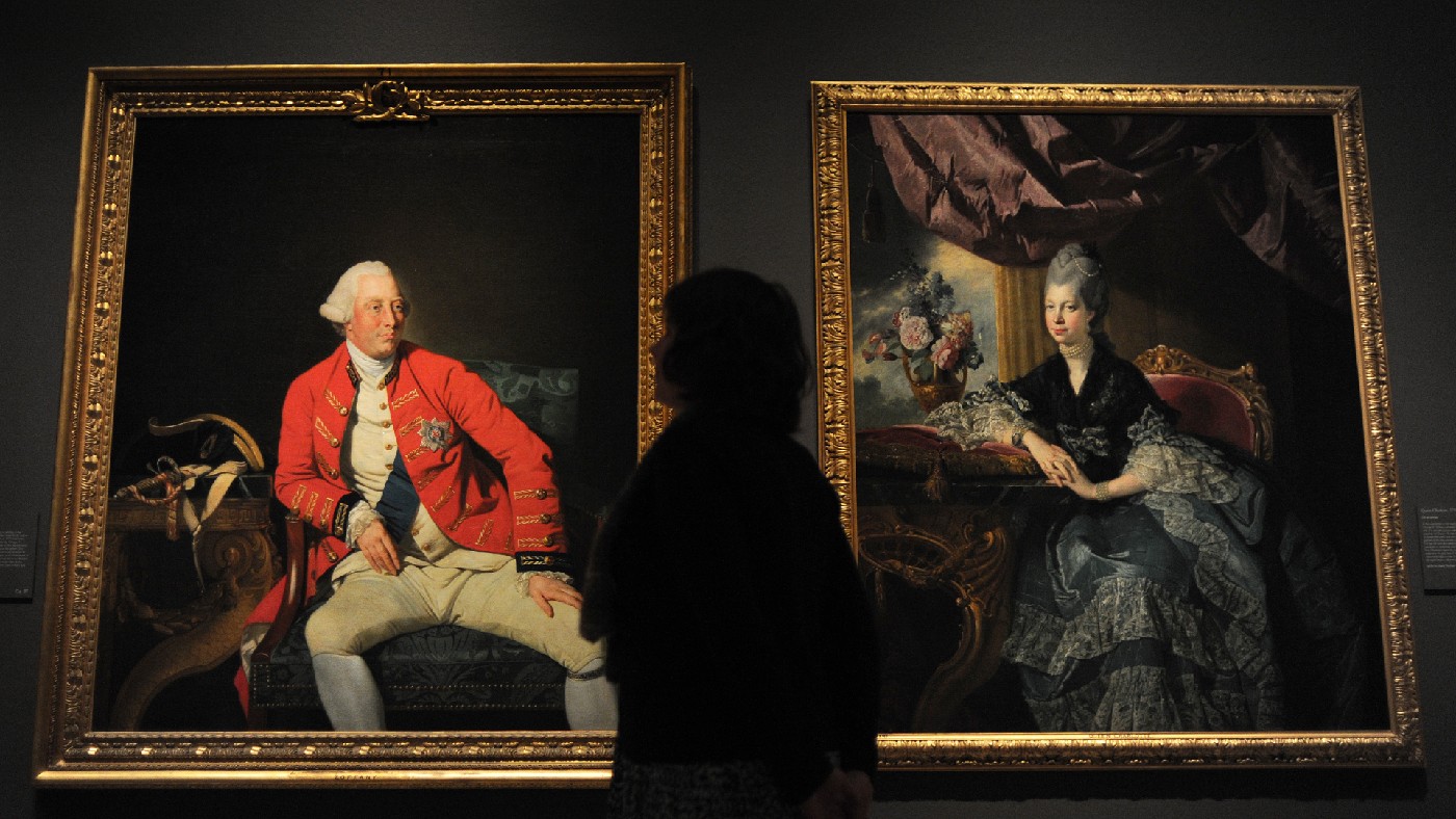 Portraits of George III and Queen Charlotte