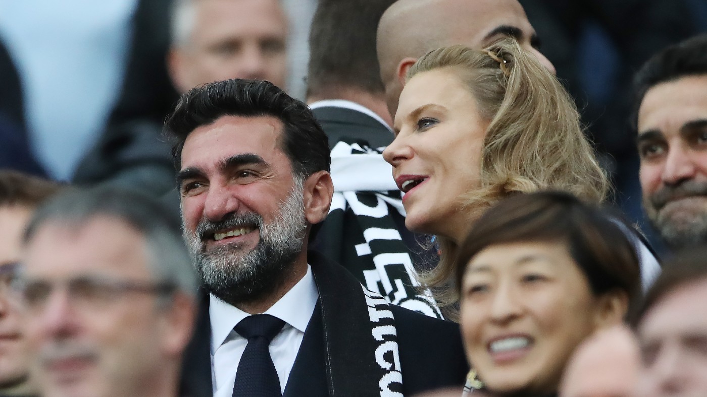 Newcastle’s new chairman Yasir Al-Rumayyan and part-owner Amanda Staveley 