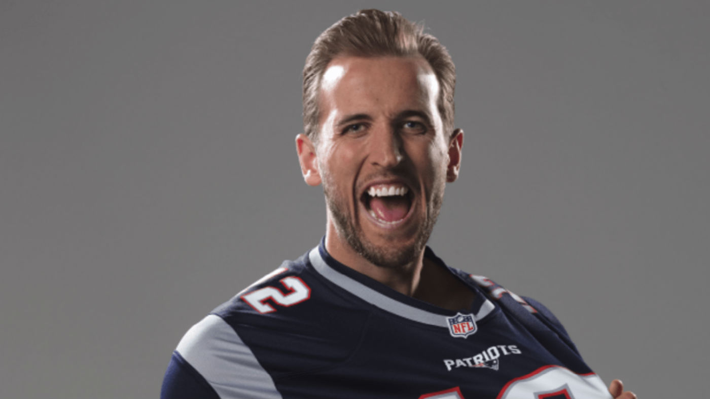 Tottenham and England star Harry Kane is a huge fan of NFL side the New England Patriots