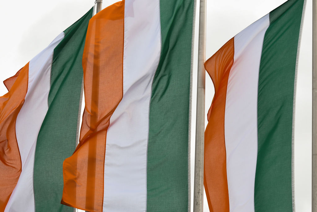 Irish flags