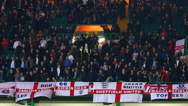 England fans during  during the International Friendly between Scotland and England