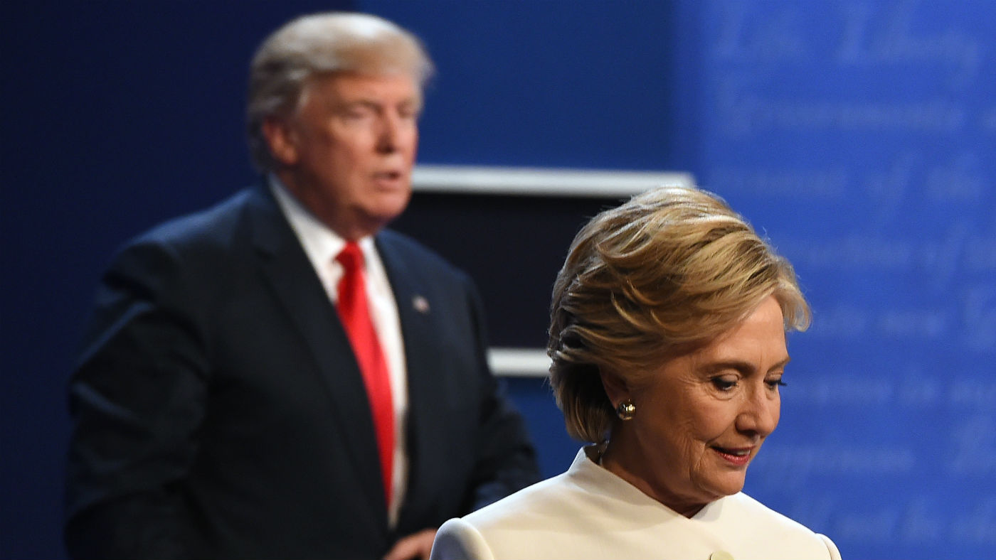 Hillary Clinton and Donald Trump during last year&#039;s presidential debate
