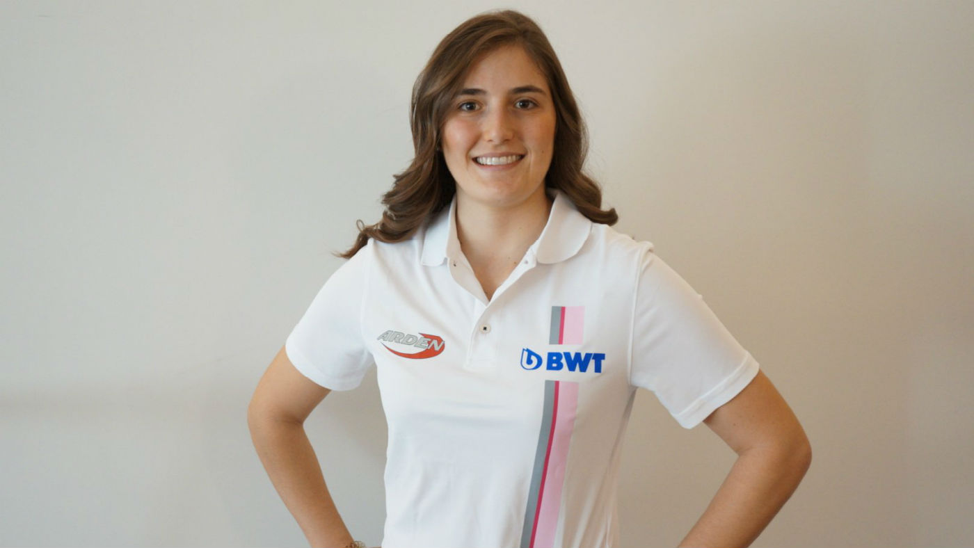 Tatiana Calderon has signed for the BWT Arden Formula 2 team 