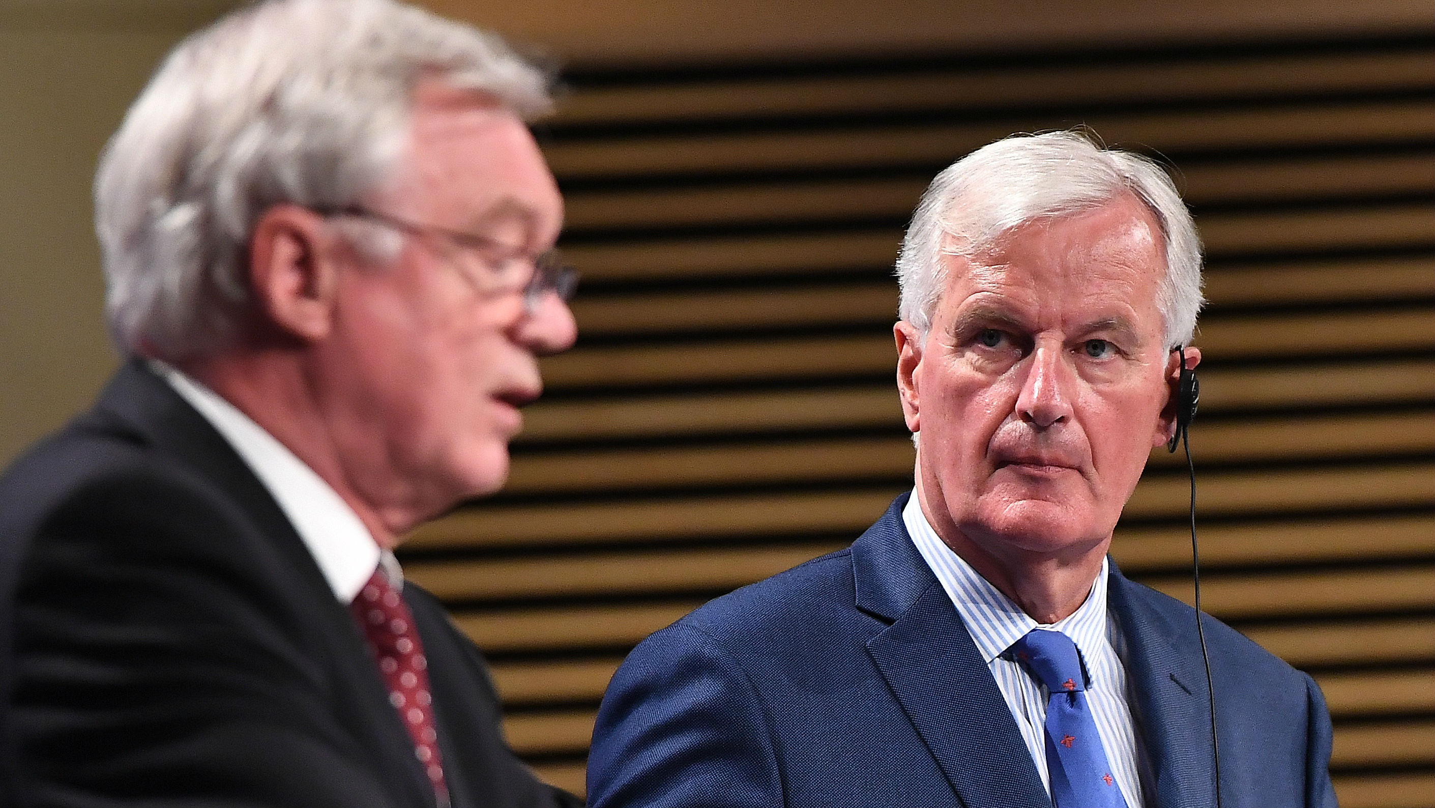 Brexit press conference - David Davis and Michel Barnier  