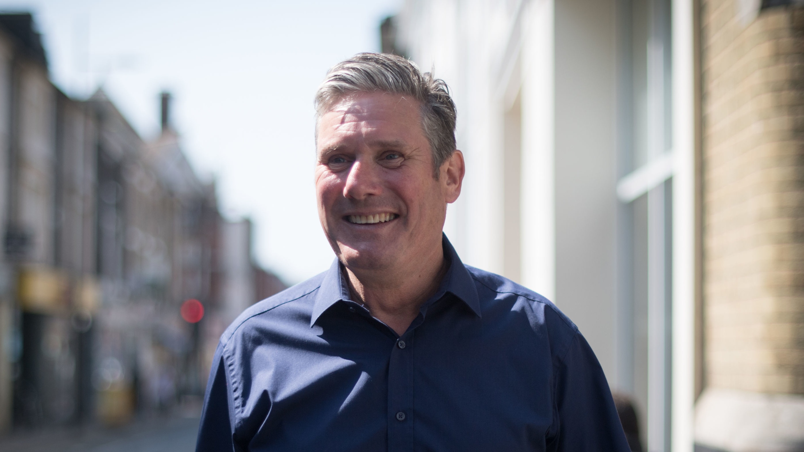 Keir Starmer during a visit to Ipswich this week