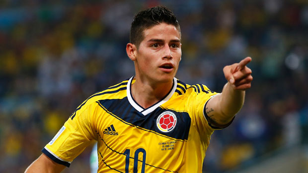Colombian World Cup star James Rodriguez