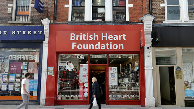 British Heart Foundation charity shop
