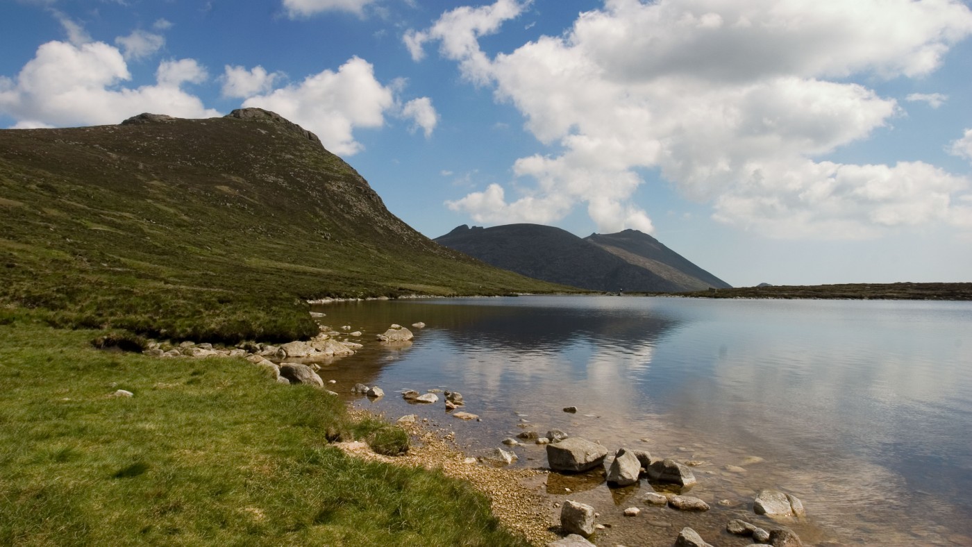 Lough Shannagh, Mourne Mountains, County Down, Northern Ireland  