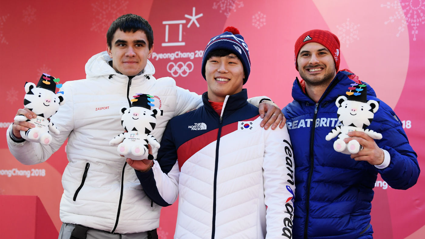 Men’s skeleton medal winners Winter Olympics PyeongChang 2018
