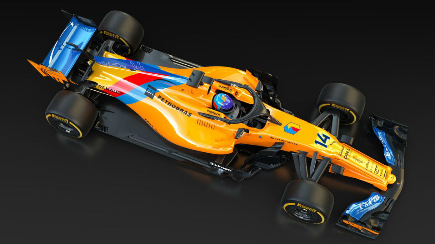 Fernando Alonso’s McLaren MCL33 will have a special livery for the Abu Dhabi GP 